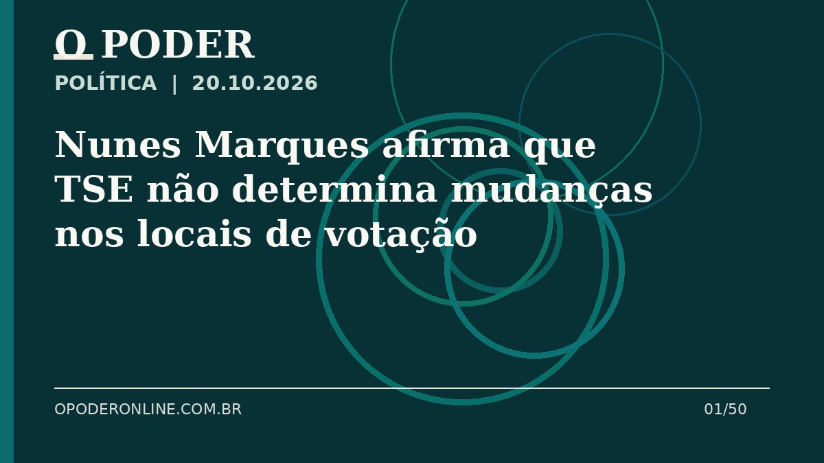 Arte editorial ilustrativa sobre: Nunes Marques afirma que TSE não determina mudanças nos locais de votação