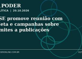 Arte editorial ilustrativa sobre: TSE promove reunião com Meta e campanhas sobre limites a publicações