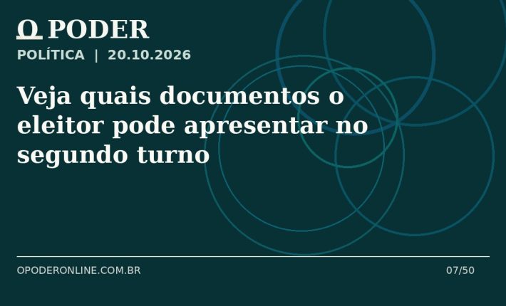 Arte editorial ilustrativa sobre: Veja quais documentos o eleitor pode apresentar no segundo turno