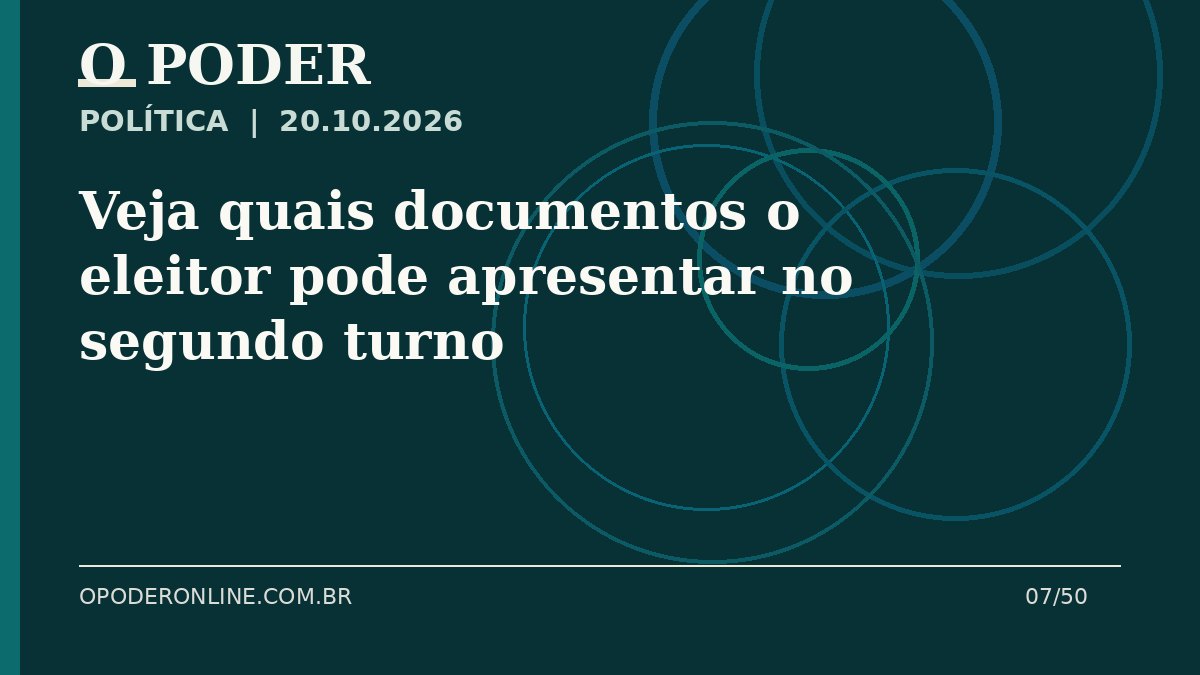 Arte editorial ilustrativa sobre: Veja quais documentos o eleitor pode apresentar no segundo turno