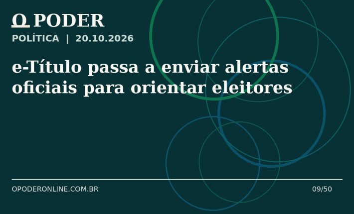 Arte editorial ilustrativa sobre: e-Título passa a enviar alertas oficiais para orientar eleitores