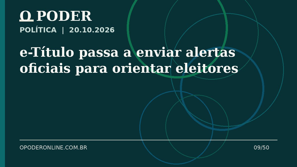 Arte editorial ilustrativa sobre: e-Título passa a enviar alertas oficiais para orientar eleitores