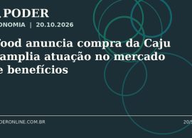 Arte editorial ilustrativa sobre: iFood anuncia compra da Caju e amplia atuação no mercado de benefícios