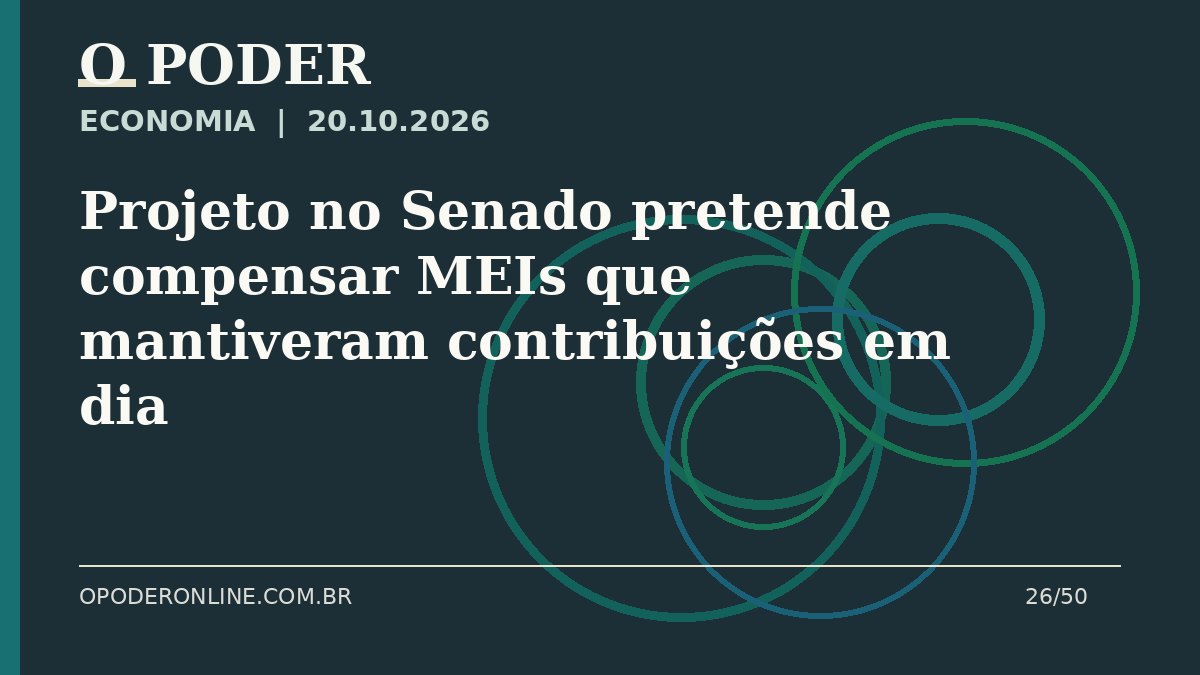 Arte editorial ilustrativa sobre: Projeto no Senado pretende compensar MEIs que mantiveram contribuições em dia