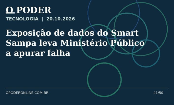 Arte editorial ilustrativa sobre: Exposição de dados do Smart Sampa leva Ministério Público a apurar falha