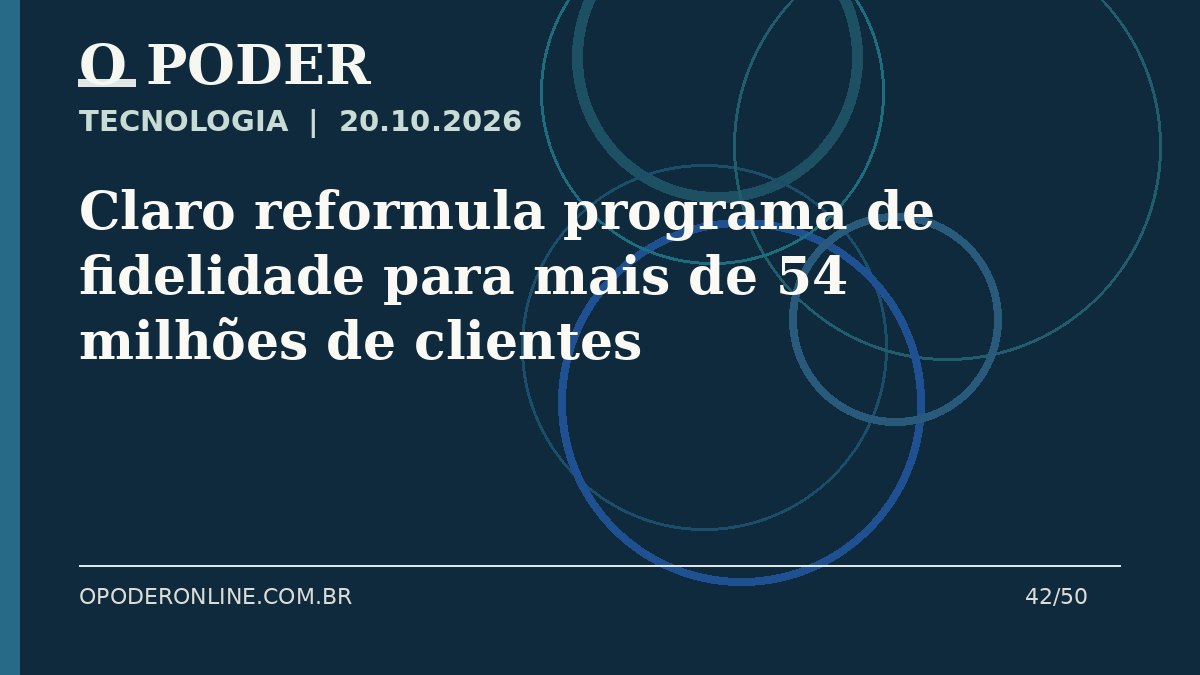 Arte editorial ilustrativa sobre: Claro reformula programa de fidelidade para mais de 54 milhões de clientes