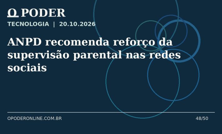 Arte editorial ilustrativa sobre: ANPD recomenda reforço da supervisão parental nas redes sociais