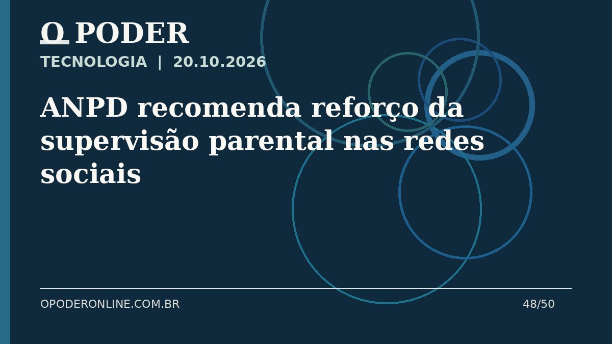 Arte editorial ilustrativa sobre: ANPD recomenda reforço da supervisão parental nas redes sociais